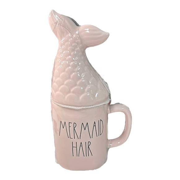Rae Dunn "MERMAID HAIR DON'T CARE" Figural Coffee Mug - Picture 1 of 2